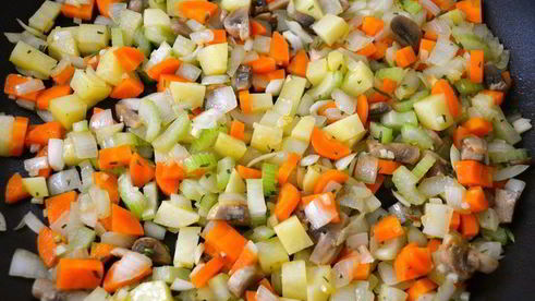 штрудель с мясом