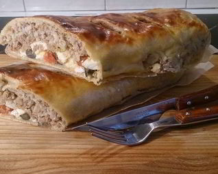 Штрудель с тунцом