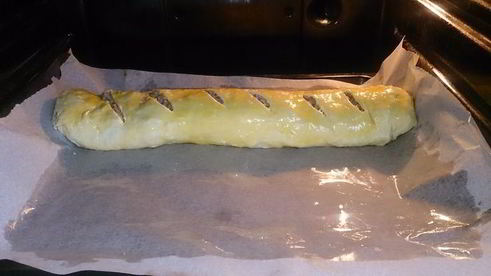 штрудель с тунцом