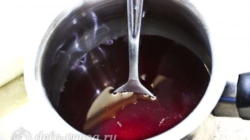 штрудель с вишней из слоеного теста