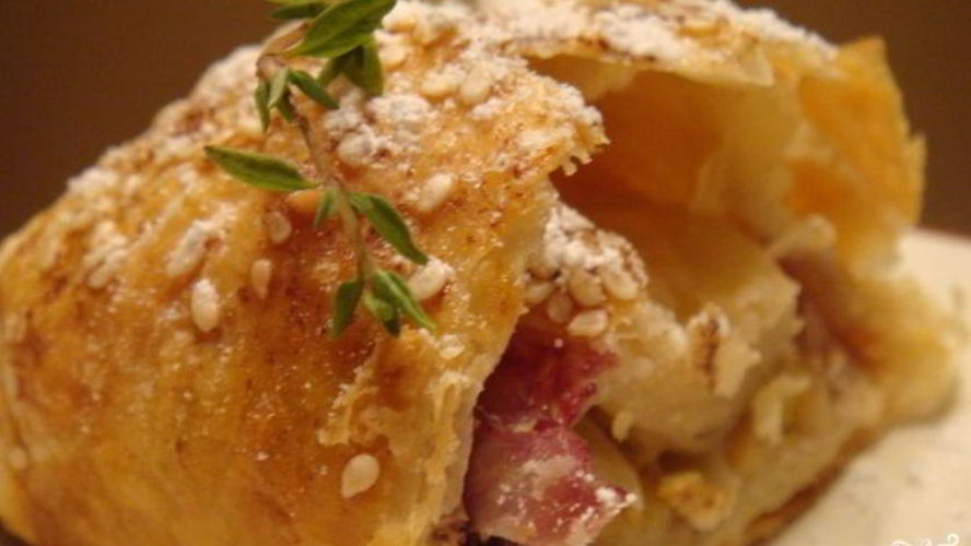 Рецепт смородинового штруделя