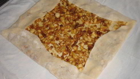 тесто фило и яблочный штрудель из него