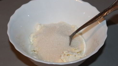 ванильный штрудель с яблоком, сливами и творогом