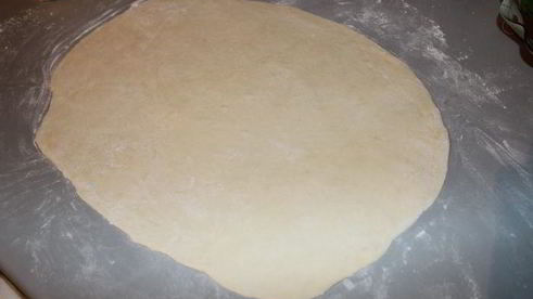 ванильный штрудель с яблоком, сливами и творогом