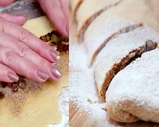 Вишневый штрудель с корицей