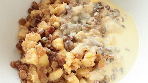 яблочный штрудель из овсяных блинчиков