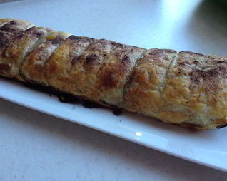 Яблочный штрудель с кислыми яблоками