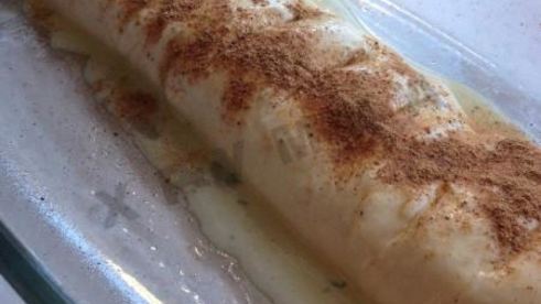 яблочный штрудель с кислыми яблоками