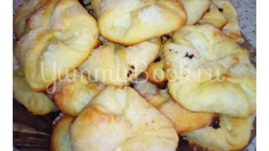 Рецепт слоена-дрожжевых конвертики
