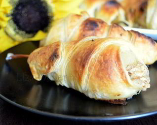 Слойки Груши с франжипаном