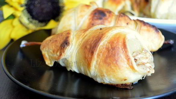 Рецепт Слоек Груши с франжипаном