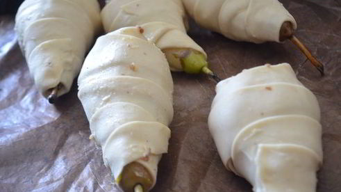 слойки груши с франжипаном