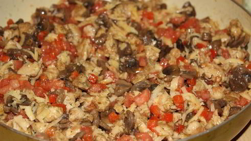 слойки из слоеного теста с мясом панама-мама