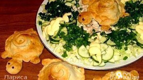 Рецепт Слоек овощных Черепашки