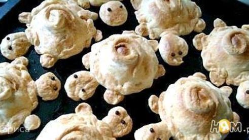 слойки овощные черепашки