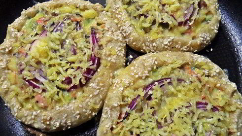 слойки с картошкой и лососем