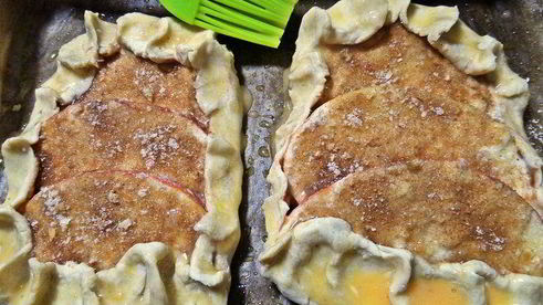 слойки с картошкой и лососем