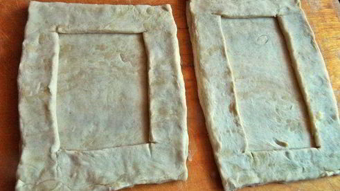 слойки с картошкой и лососем