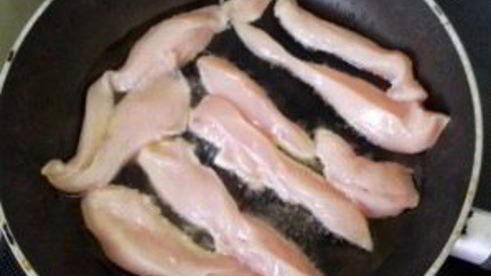 слойки с курицей