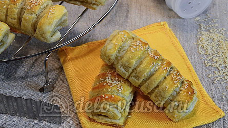 Рецепт слоек с мясом