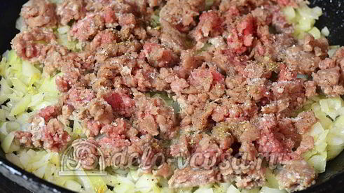 слойки с мясом