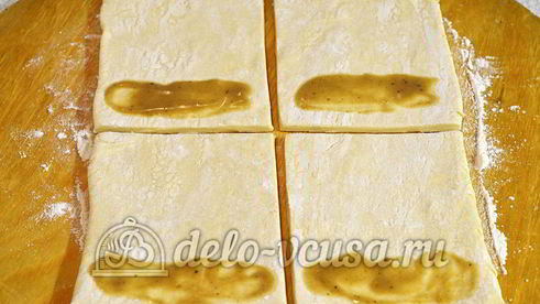 слойки с мясом