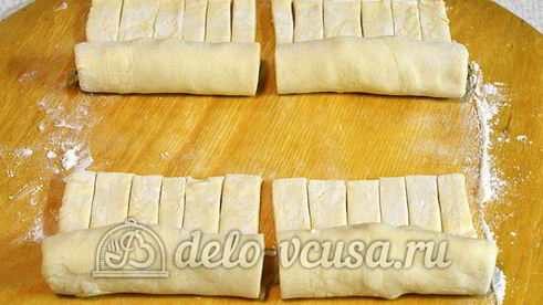 слойки с мясом