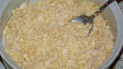 медово-яблочные сырники