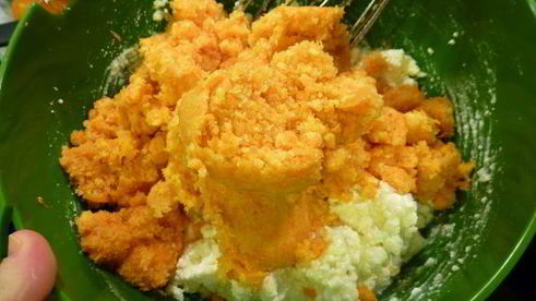 морковные сырники