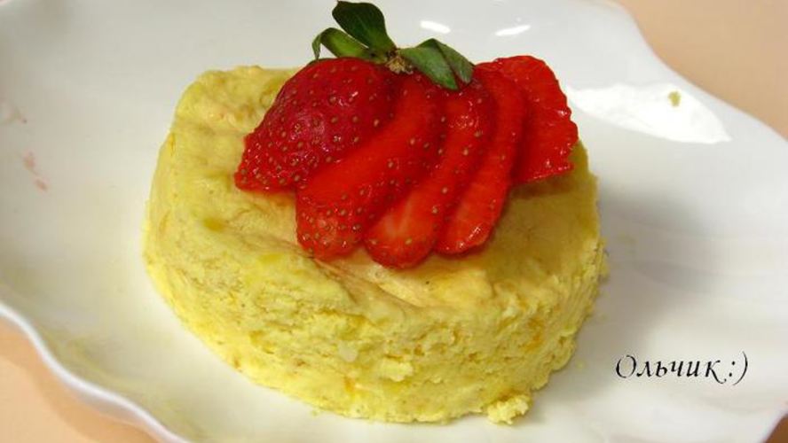 Рецепт сырника с курагой на пару