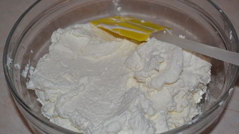 сырник с персиками