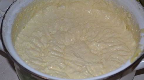 сырник с персиками