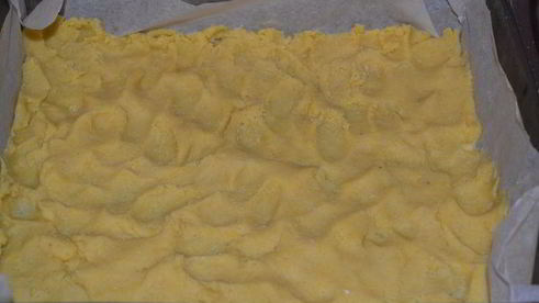 сырник с персиками