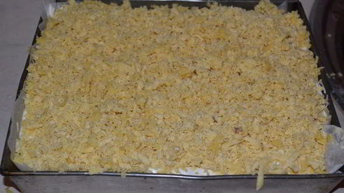 сырник с персиками