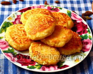 Сырники из творога с яблоками