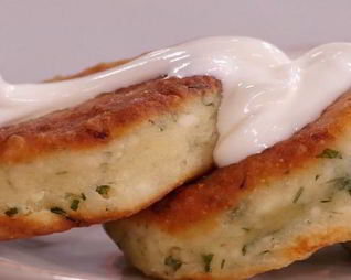 Сырники с зеленью