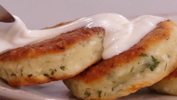 Рецепт Сырников с зеленью