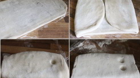 шоколадное слоеное тесто