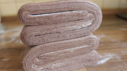 шоколадное слоеное тесто