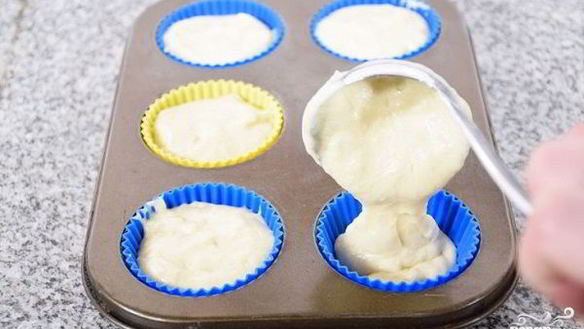 Рецепт Теста для кексов в формочках