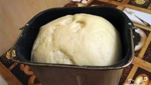 Рецепт Теста для плюшек в хлебопечке