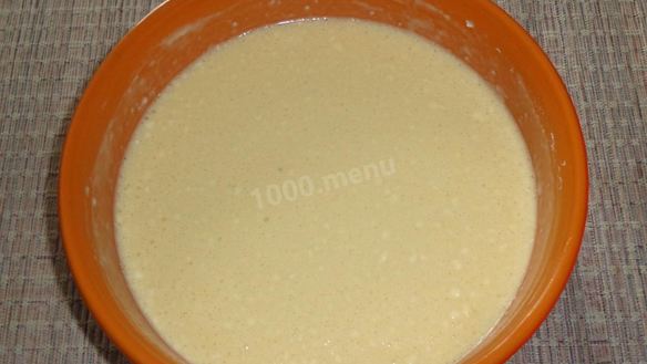 Рецепт Теста для толстых блинов на молоке