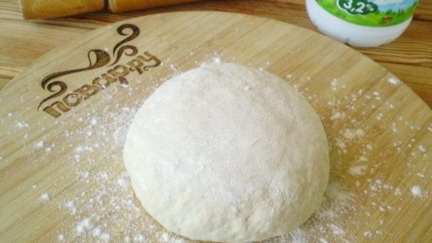 Рецепт теста на кефире без яиц