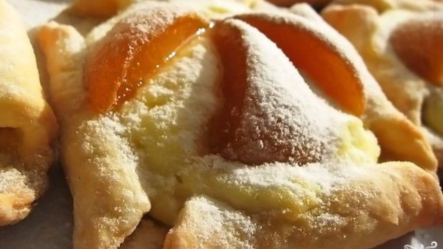Рецепт творожного теста с абрикосами