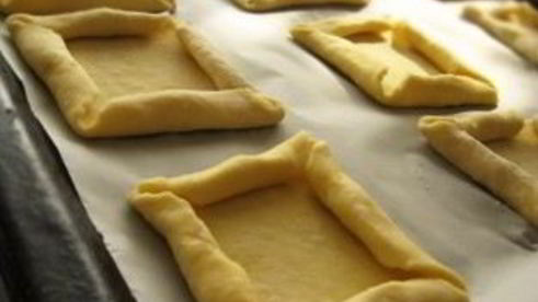 творожное тесто с абрикосами