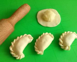 Заварное тесто для варенников