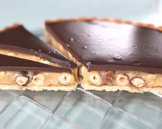 Карамельно-ореховый торт