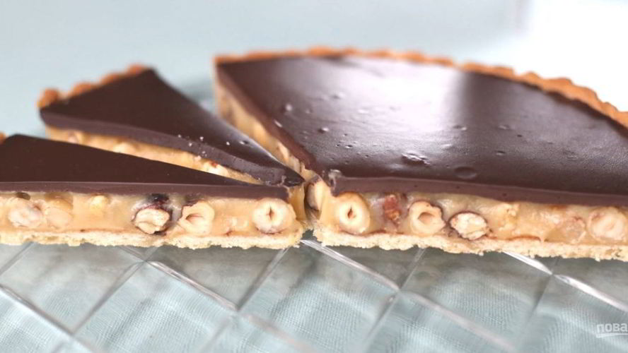 Рецепт карамельно-орехового торт