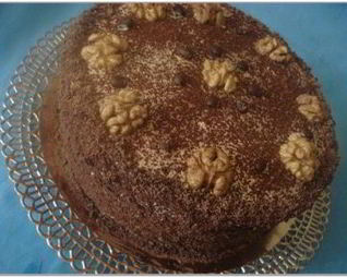 Кофейно-маковый торт