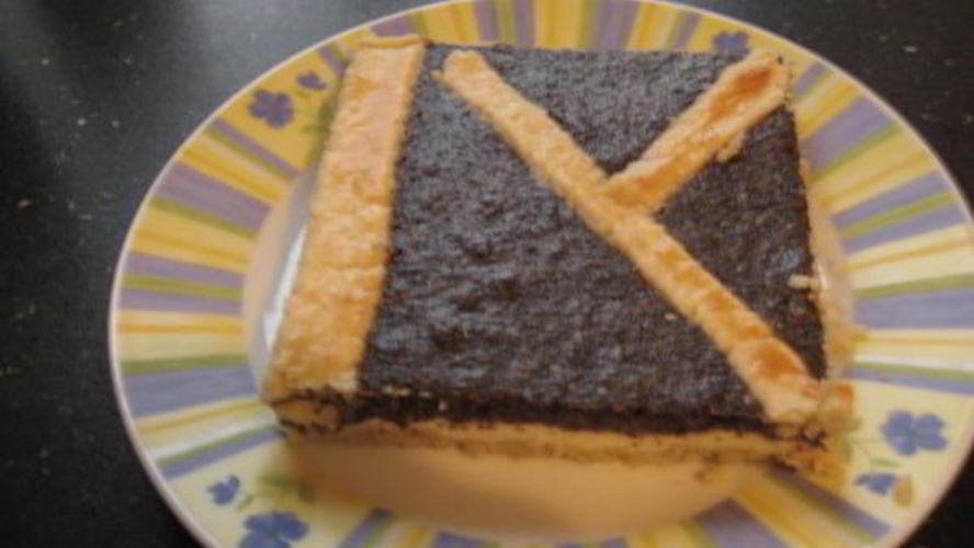 Рецепт макова-творожного торт во весь притивень